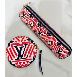 Louis Vuitton Crafty Bundle: Round Coin Purse and Elizabeth Pouch